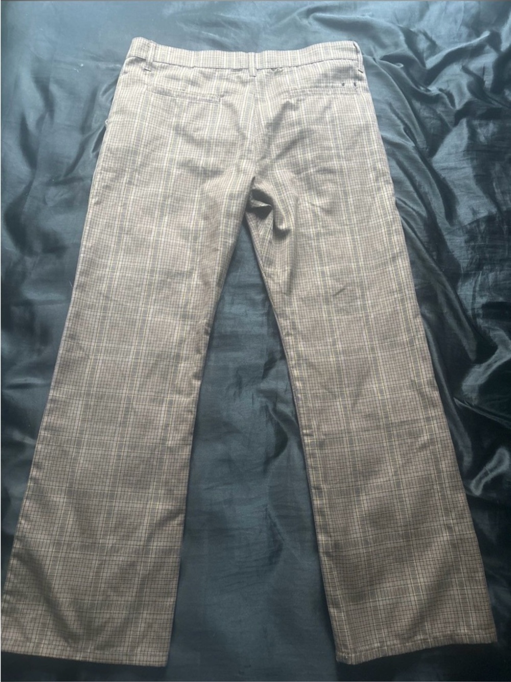 PacSun Brown Plaid Slim Chino Pants